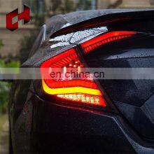 CH Wholesales Waterproof Red Tail Light Spoiler Light Brake Turn Signal LED Tail Lamp For Honda Civic 2016-2020