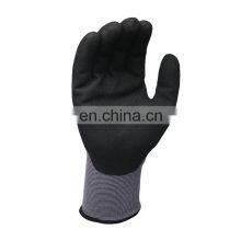 15 Gauge Seamless Knit Nylon Spandex Micro Foam Nitrile Gloves Safety Work Industrial Gloves thumbnail-2