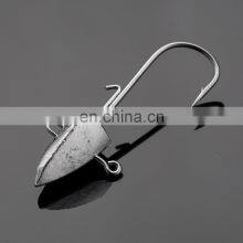 JOHNCOO 5G 7G Good Quality Lead Head Soft Lure Non-slip Jig Fishing Hooks 8pcs/bag thumbnail-5