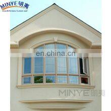 Russian Style Vinyl Bay Window/garden Style UPVC Frame Casement Windows