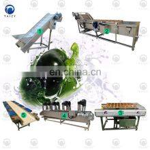 Vegetable Fruit Bubble Drying Cleaning Machine Pepper Chili Washing Machine