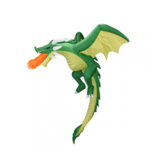 2022-2023 New 5ft Halloween Inflatable Hanging Flying Dinosaur