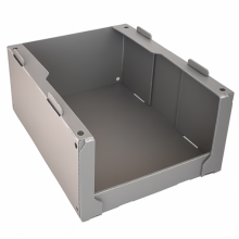 Custom PP Plastic Storage Picking Bins Collapsible Stackable for Clothes Warehouse for Picking Collating Clothes Cutting thumbnail-2