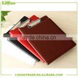 4 Colors Customizable PU Leather Double Sided Clip Board for Office Gift Supplier's Choice