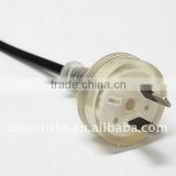 Auetralia transparent on off switch plug power cord