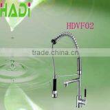 Single handle pull down srayer stainless steel kitchen faucet HDVF02