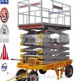 1.35~10m, 1.0 Ton Towable Scissor Lift Platform /motorcycle Lift /stationary Scissor Lift thumbnail-5