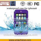 Case for IPhone 6/6 Plus Waterproof Mobile Phone Case With Adjustable Phone Holder Purple thumbnail-1