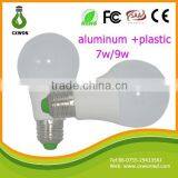 270 Degree AC85-265V SMD5730 E27 7w/9w Dimmable Led Bulb Aluminum From China