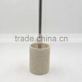 Lattice Pattern Polyresin Sandstone Bathroom Accessories Set thumbnail-6