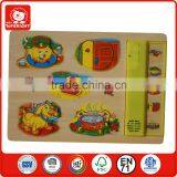 ICTI Class A Toys Factory Wooden Home Vocality Sound Musical Puzzles Educational Music Singing Toys Voice Pronounce Puzzle thumbnail-1