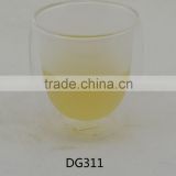 double layer tea glass cup 100ml