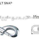 Baite Rigging Hardware Zinc Plated Swivel Bolt Snap HookStainless Steel Swivel Eye Bolt Solid Snap Hook Safety Snap Hook thumbnail-3