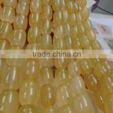 Manufacture & supply wholesalers & Exporters AAA grade Yellow Agate Barrel Drum strand Beads
