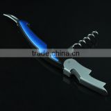 ABS Handle Blue Colorful Plastic Cheap Wine Cork Opener