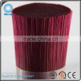 Shiny Transparent Red PET Broom Synthetic Fiber/ Monofilament / Wire / Bristle / Hair