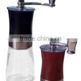 High quality Manual Coffee Burr Grinder Hand grinds Beans Small Coffee Grinder