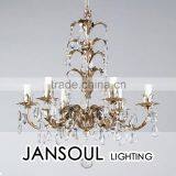 Chinese New Product Fancy Pendant Lighting European Style Leaf Body Crystal Chandelier Indoor Decorative Chandelier thumbnail-1