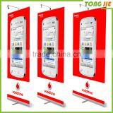 Pull Up Banner Stand With Light