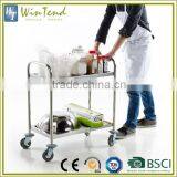 Fast Food Warmer Trolley for Hotel, 2 Tier Hospital Food Trolleys thumbnail-5