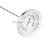 Stainless Steel Cooking Oven Fryer BBQ Barbecue Thermometer, Food Meat Gauge Digital Thermometer for Oven thumbnail-5