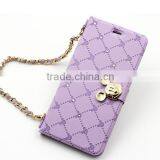 Wholesale Leather Case With Cute Cartoon Buckle, Mobile Phone Case With Hand Lanyard thumbnail-5