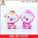 Nice Design Plush Monkey Keychain 4inch Plush Monkey Keychain Mini Monkey Pendant Toy
