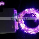 Waterproof Timer 10M 100 Leds Silver Copper Wire String Lights Outdoor Christmas Lighting thumbnail-5