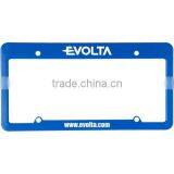 4 Holes With Straight Top License Plate Plastic