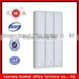 Modern stainless vertical steel 3-door bedroom locker cabinet