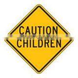 Highly Reflective Aluminum Safety Traffic Sign for Warning Kid ' s Safety thumbnail-2