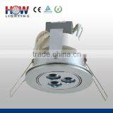 2013 New High Quality 3W 270LM LED Downlight Housing With 3pcs CREE XP thumbnail-1
