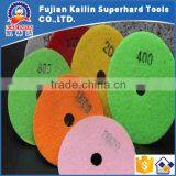 4 Inch Stone Granite Marble Wet Polishing Pads for Angle Grinder thumbnail-4