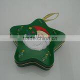 Star Shaped Tin Box for Candy Use Tin Can Christmas Gift Tin Box thumbnail-2