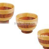 Unique Deep Bamboo Rice Soup Bowls