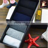 Black and White Summer Thin for Deodorize Men's Socks With Cotton