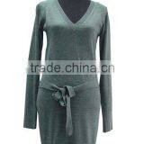 Ladies Wool Fashion Sweater(sweater Dress)
