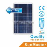SunMaster 100w Poly Solar Panel SM100P
