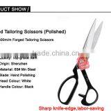 BB300 High Class Rust-roof 12 Tailor Scissors With Plastic Coating Handle thumbnail-5