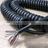 Multi-core Matt pu Flexible 20 Core 30 Core Coiled Power Cord thumbnail-1
