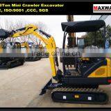 China Cheap CARTER 1.8 Ton Mini Rubber Crawler Excavator , CE / ISO Certificate, CT18-9D thumbnail-3