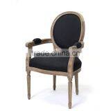 Furniture Wooden Antique Leisure High Dinner Classic Living Chair thumbnail-2