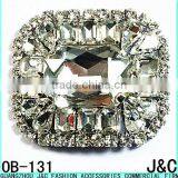 Black Diamond Glass Stone With Rhinestone Lady Fashion Shoes Ornaments thumbnail-2