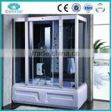 2016 New Hot Whirlpool Steam Manufacturer Massage Tempered Glass Bathroom Shower Enclosure /shower Cabin /shower Room thumbnail-1