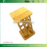 BH010 Bamboo Material Pepper Spice Rack | Spice Bottle Display Holder | Bamboo Rack | Bamboo Spices Organization thumbnail-4