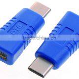 USB3.1 C Male to USB2.0 MICRO Female Adapter With OTG thumbnail-1