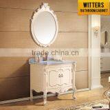 Top Sale Floor Standing Antique Wooden Bathroom Cabinet