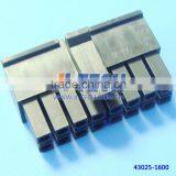 3.0mm Pitch 16 Pin Connector Wire to Board Wire to Wire Molex Connector Receptacle Housing 43025-1600 Dual Row 43025 Series