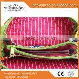 Wholesale High Quality Colorful Fabric Quilted Cotton Pencil Bag thumbnail-3