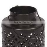 Black Hanging Candle Holder Lantern Indoor Outdoor Decor thumbnail-5